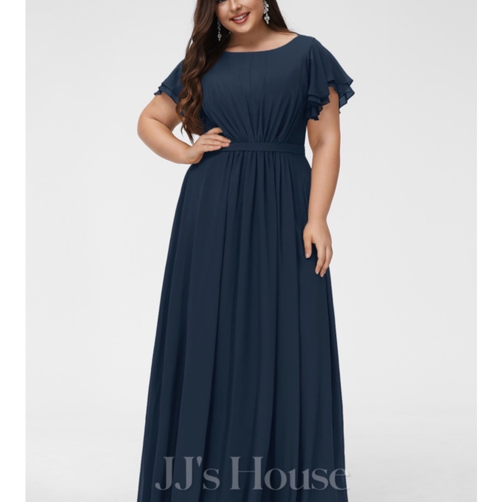 JJs House Deep Blue Maxi Dress